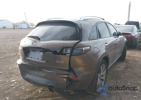 2007 Infiniti Fx35 из США, поврежденный, VIN JNRAS08W07X205696